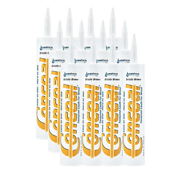 Conceal Textured Caulk - (12) 10.5 Oz. Tubes 