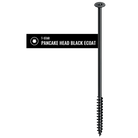 Spax Powerlag T-Star Pancake Head Screw with Black Ecoat 