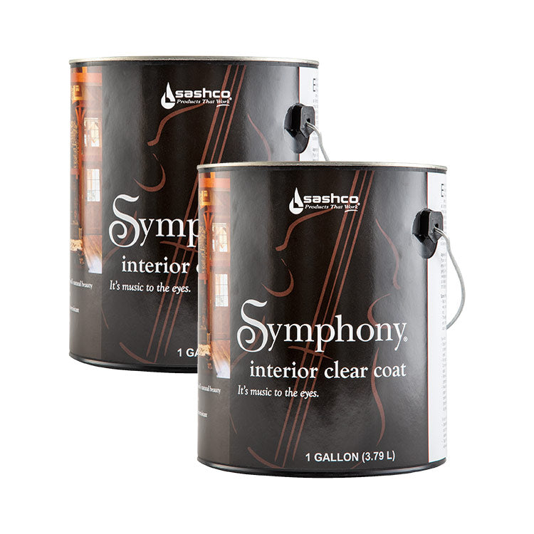 Symphony Interior Clear Coat - (2) 1 Gallon Pails