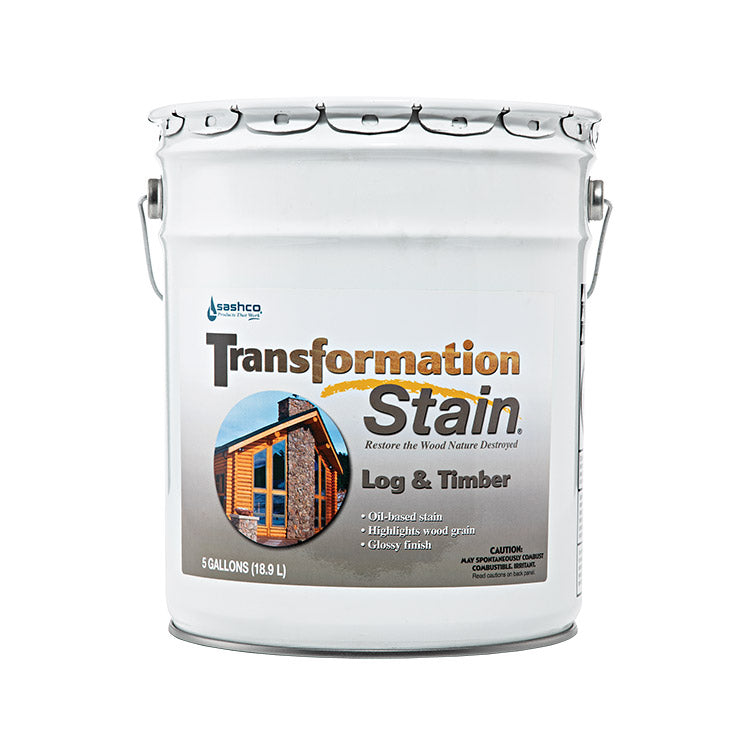 5 Gallon Pail - Sashco Transformation Log and Timber Stain