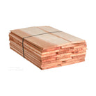 Bundle Premium Grade 24" x 5/8" Western Red Cedar Tapersawn Shakes