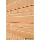 1x10 Western Red Cedar Channel Rustic Log Siding (Installed)