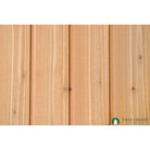 1x10 Western Red Cedar Channel Rustic Log Siding (Vertically Installed)