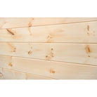 1x12 White Pine Chink Log Siding, Rough Sawn (Wall Reverse Angled)