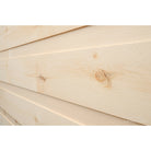 1x12 White Pine Chink Log Siding, Rough Sawn (Wall Angled Close)