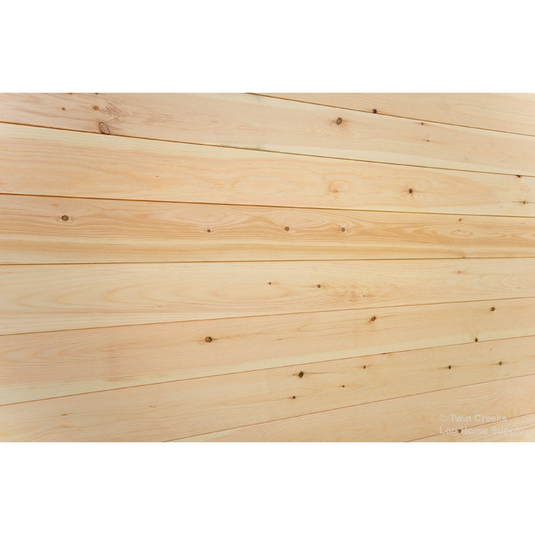 1x6 White Pine Shiplap Siding - Angled