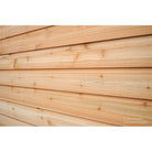 1x8 Western Red Cedar Channel Rustic Siding (Installed Angled)