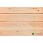 5/4x12 White Pine Chink Log Siding (Installed)