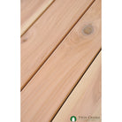 5/4x6 Western Red Cedar Radius Edge Decking (Installed) 