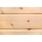 6x12 White Pine Air Dried Chink Logs (Constructed Wall)