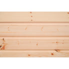 6x12 White Pine Air Dried Chink Logs (Constructed Wall)