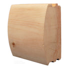 6x12 White Pine "D" Log (Front)