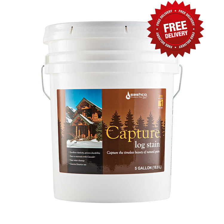 Sashco Capture Log Stain 5 Gallon