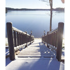 Northern White Cedar Log Stair Railing 