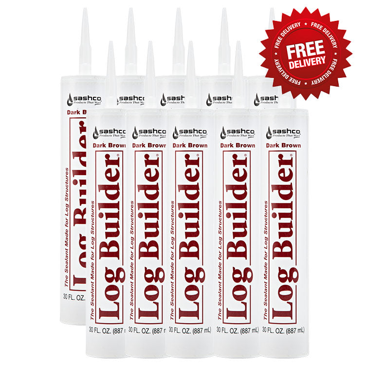 Log Builder Caulk - (10) 30 Oz. Tubes